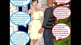 3D Comic Cuckold Wife Gets Dirty With Her Boss On Her Anniversary